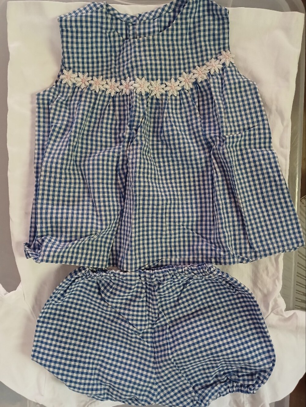 Beautiful Summer Bloomer And Shirt Set For Baby/Toddler
